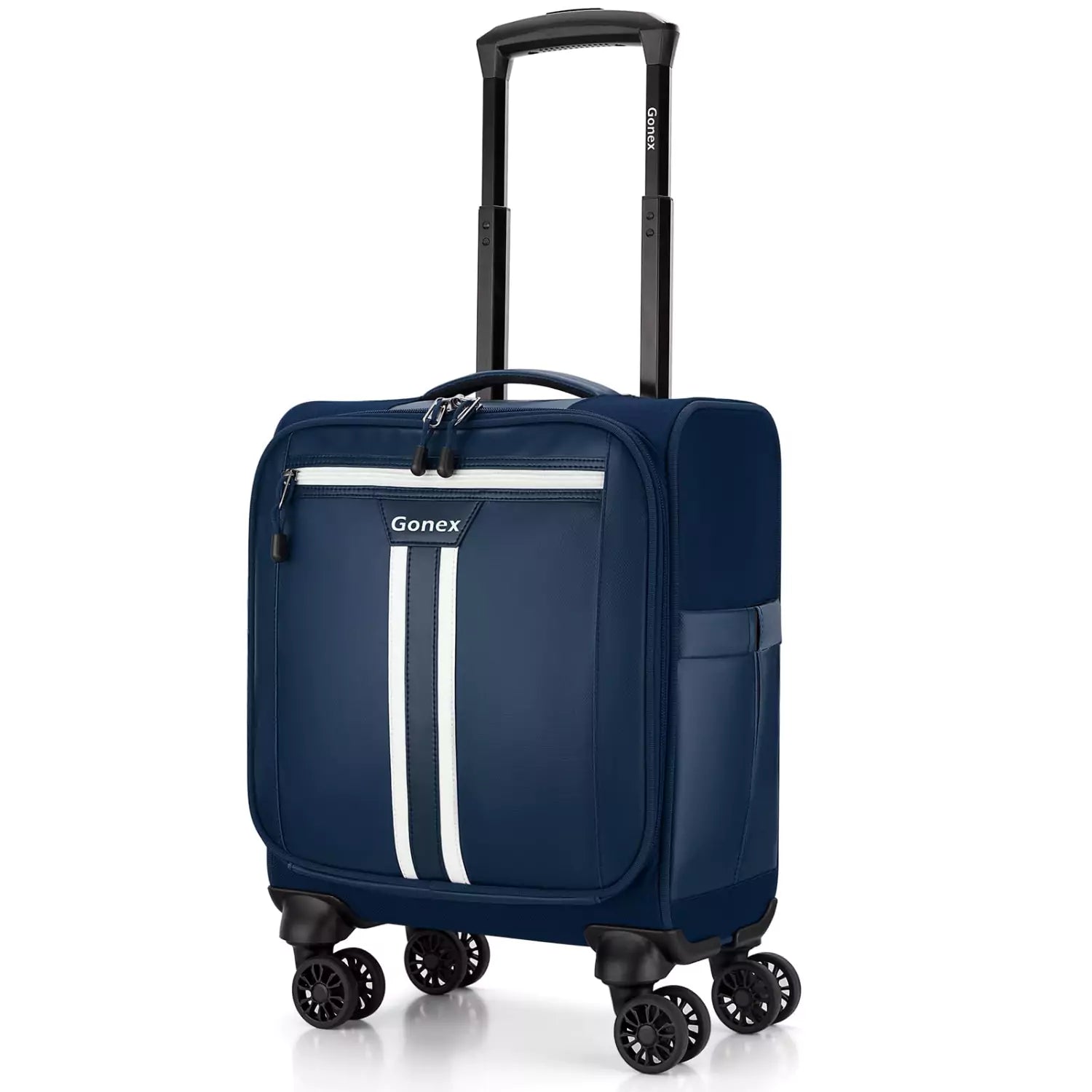 gonex-16-inch-rolling-spinner-carry-on-suitcase-with-waterproof-pvc image 2