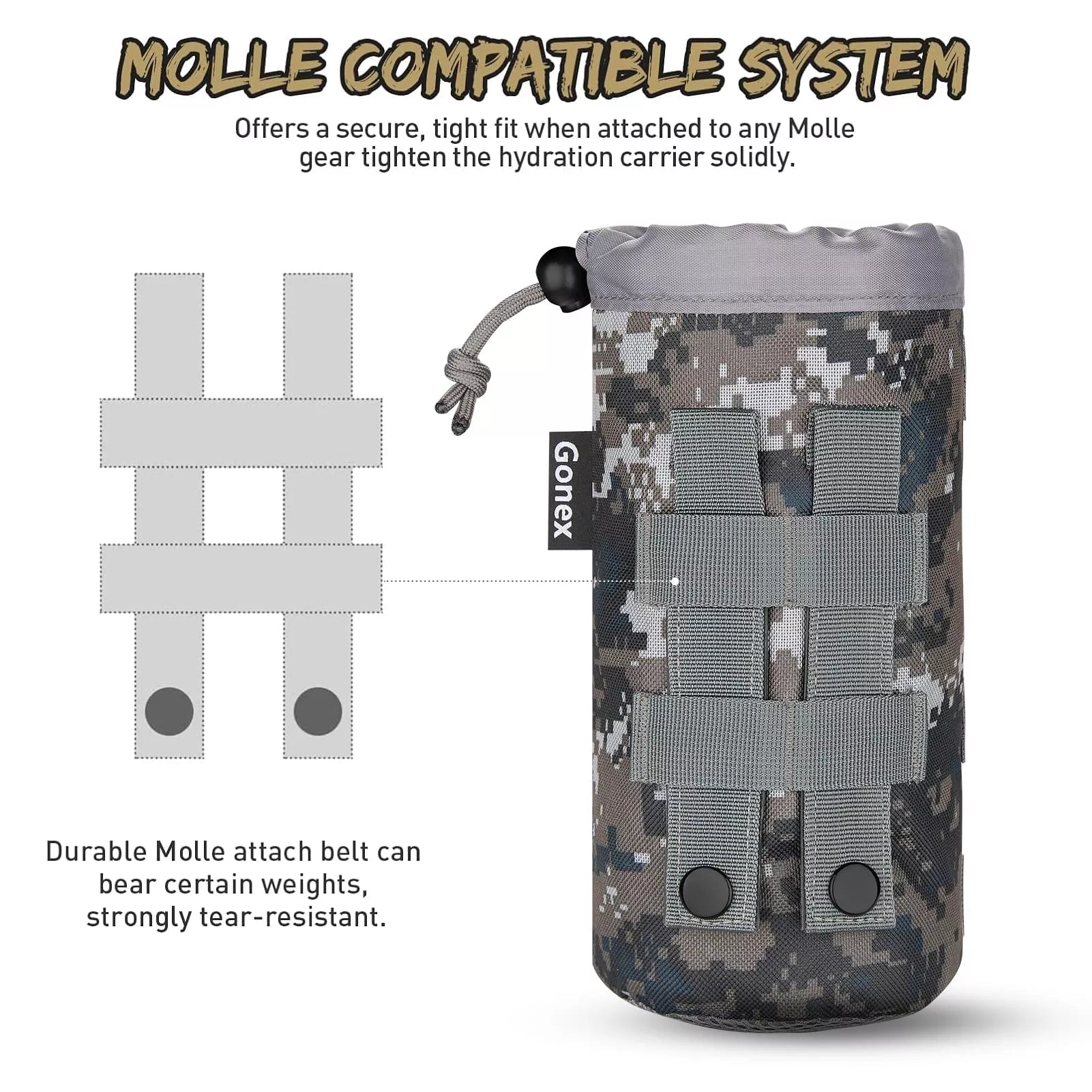 gonex-tactical-molle-water-bottle-pouch-camo-green image 4