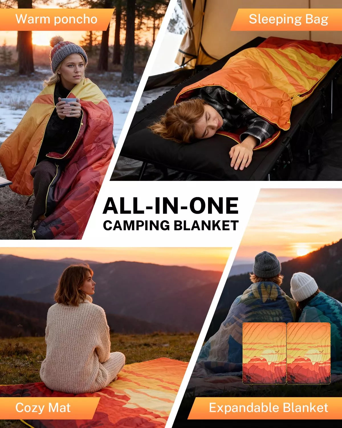gonex-desert-puffy-printed-outdoor-camping-blanket-79-x-55-lightweight-thermal-i image 6