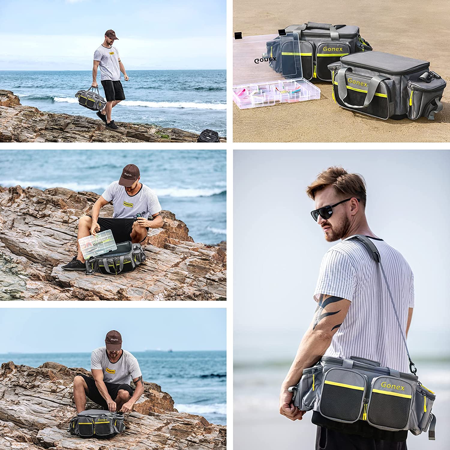gonex-fishing-tackle-bag-with-two-front-pockets image 8