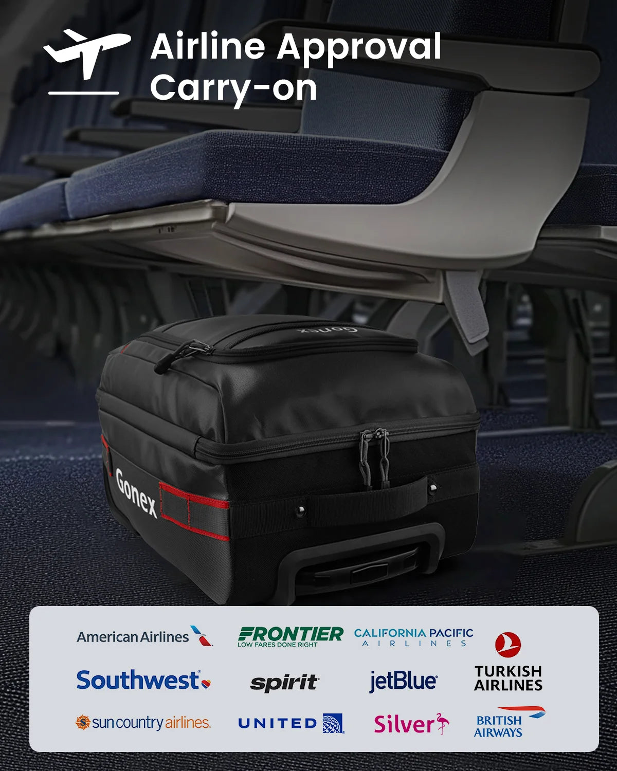 gonex-16-inch-rolling-duffle-bag image 7