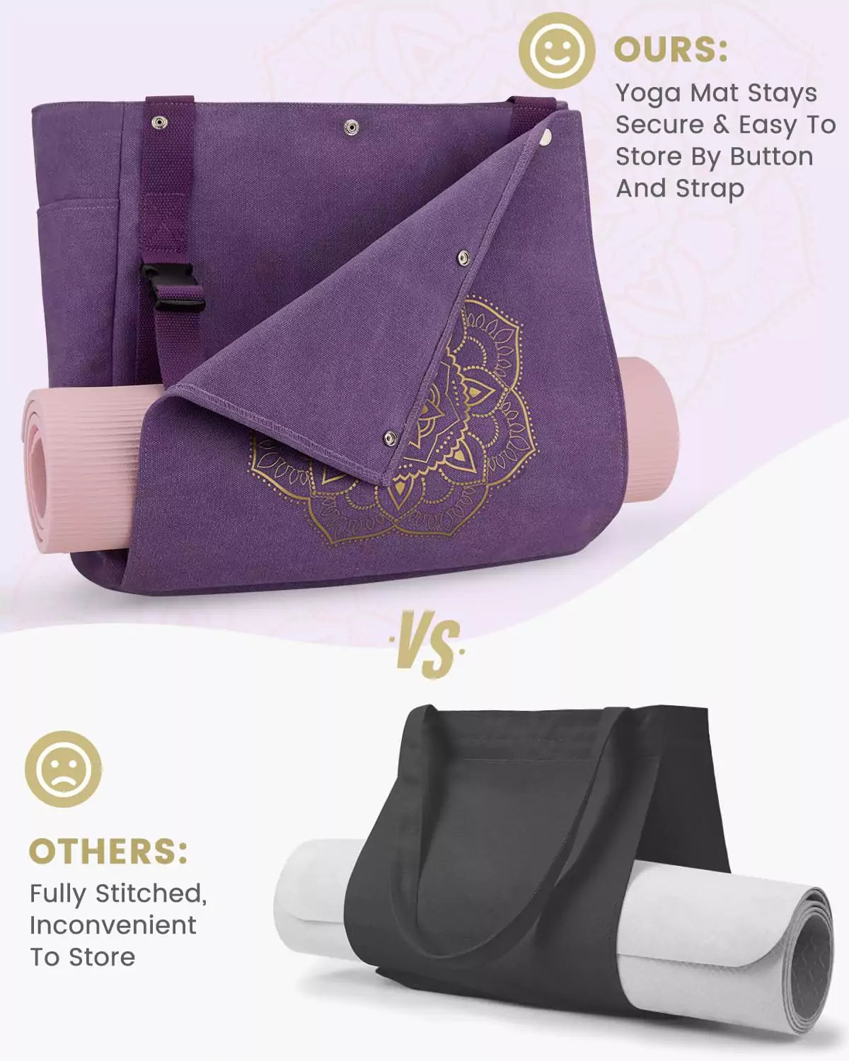 gonex-canvas-yoga-mat-bag-x-large image 3