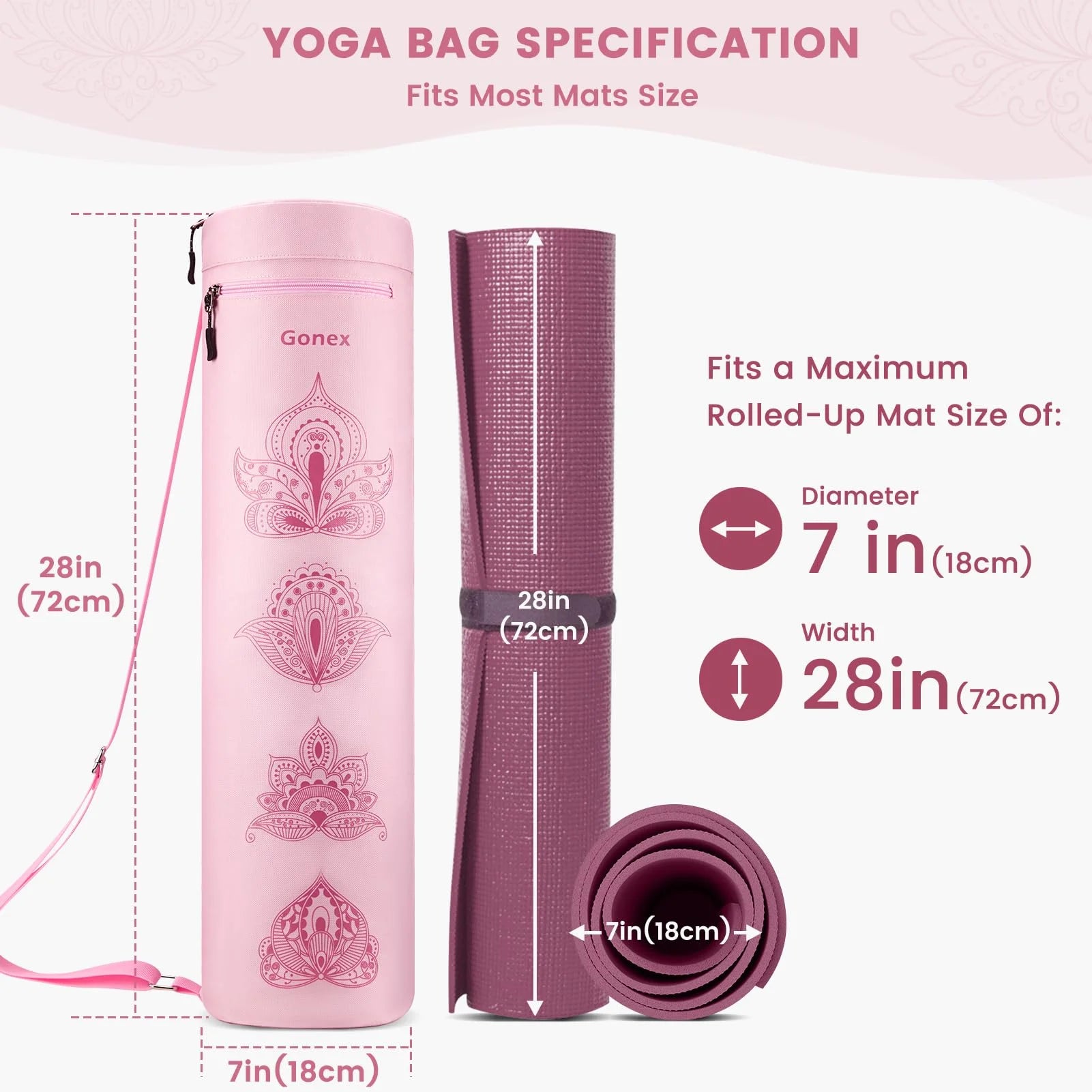 gonex-yoga-mat-bag-paisley image 7